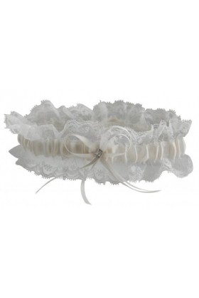 hochzeits-shop-hamburg HBH M8153 Porte-jarretelles Hamburger pour mariage, ivoire, taille unique