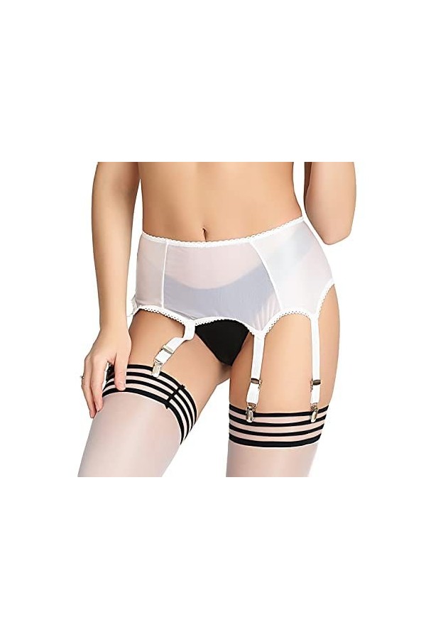 SOFSOT Grande taille porte-jarretelles avec 6 bandes haut de cuisse bas