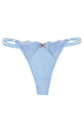 ADMAY 2023 New y/2k Style Lingerie Womens SexyThongs No Show Culottes sous-Vêtements Low Rise T Back Underpants Body Hiver B