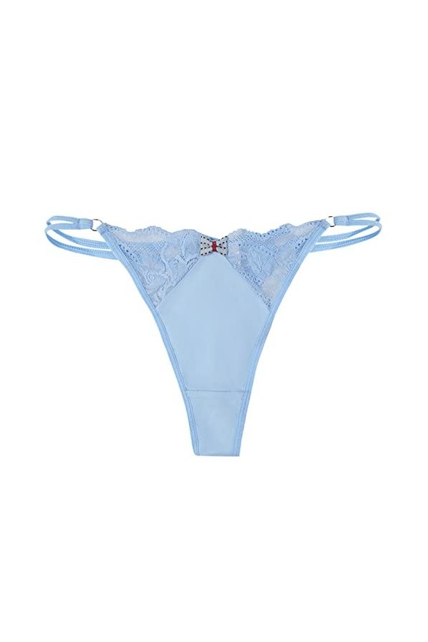 ADMAY 2023 New y/2k Style Lingerie Womens SexyThongs No Show Culottes sous-Vêtements Low Rise T Back Underpants Body Hiver B