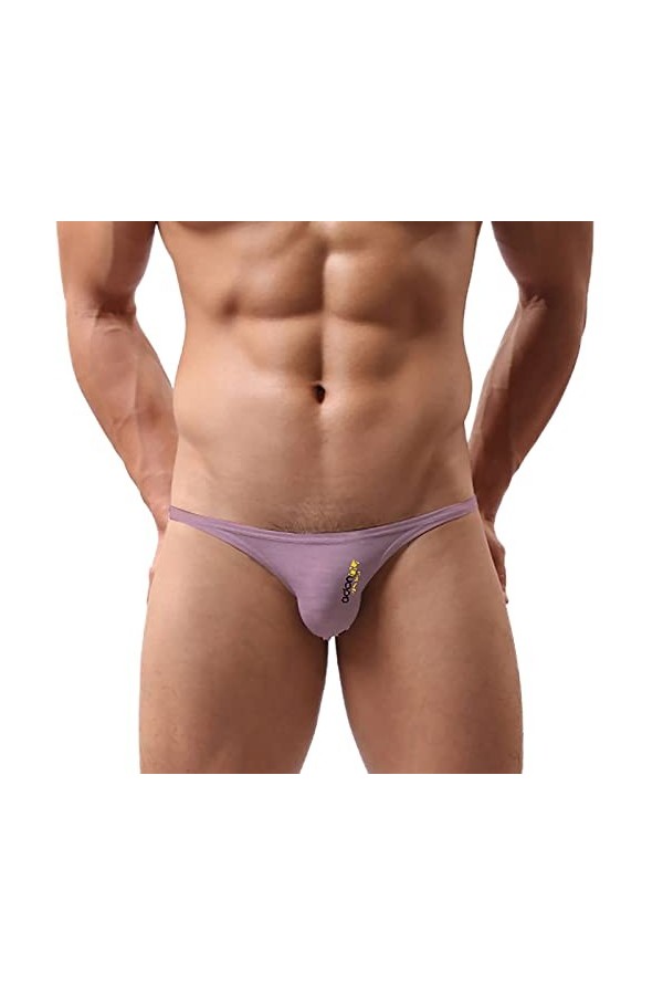 Boxer Homme Microfibre Ultra Doux Micro String Homme Mini Stretch Personnalité Culottes Classique Slip Homme Sexy Push Up san