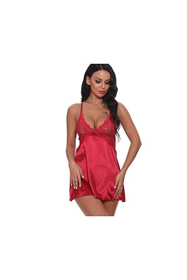 Lingerie Femme Sexy Ensemble Homme Sexy Hot y25k Nightdress Dentelle Soie Femmes Sleepwear sans Rimless Pyjama sans Fil sous-