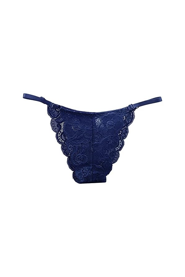 Menstruelle Taille S Culotte en Dentelle Sexy pour Femme sans Couture réglable Taille Basse Ultra Fine Voir à Travers la Culo