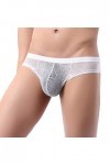 Lingerie Femme Sexy Ensemble Homme Sexy Hot y27k Hommes sous-vêtements Sexy Thong Slips Dentelles Culottes A Lingerie White,