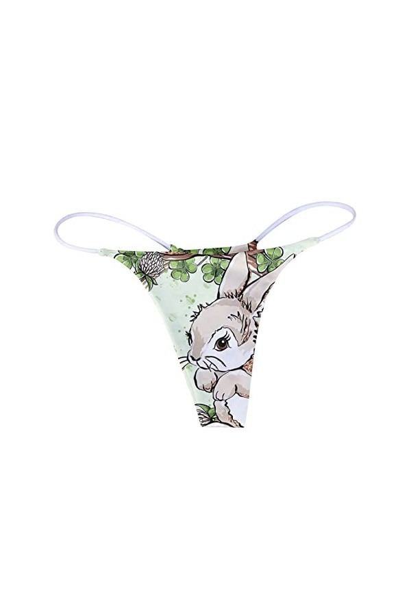 Culotte Femme Tanga String en Coton Slips Shorty Voir à Travers Chaud Transparent érotique Mature Dame Dentelle Florale 2 piè