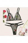 Lingerie Sexy Ensemble Femme Sexy Vêtements De Nuit Erotique sous-Vetements 2 Pièce Ensemble Soutien Gorge et String Dentelle