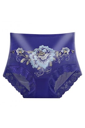 Générique Culotte Femme Sexy Chic Culotte Dentelle Sexy Taille Haute Broderie Rose Butt Lift Culotte sans Couture Invisible T