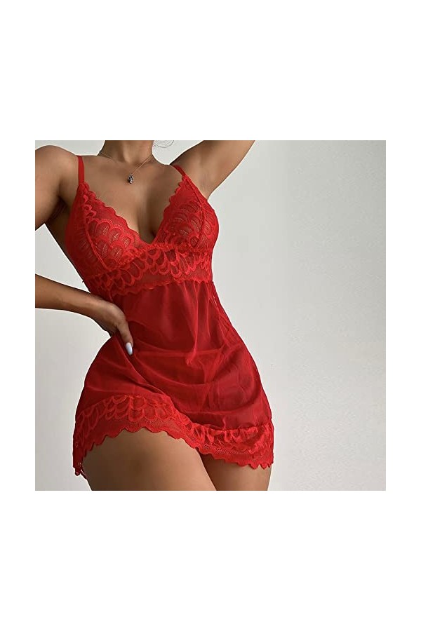 Lingerie Erothique Sexy Sensuelle Body Nuisette Sexy Coquine Erothique Ensemble See Through Nuit Teddy Mini Robe Erotisme Che