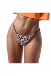 Culotte Femme Tanga String en Coton Slips Shorty Culotte Sexy Confort Culotte Femme G-String T-Back Taille Basse Culotte Femm