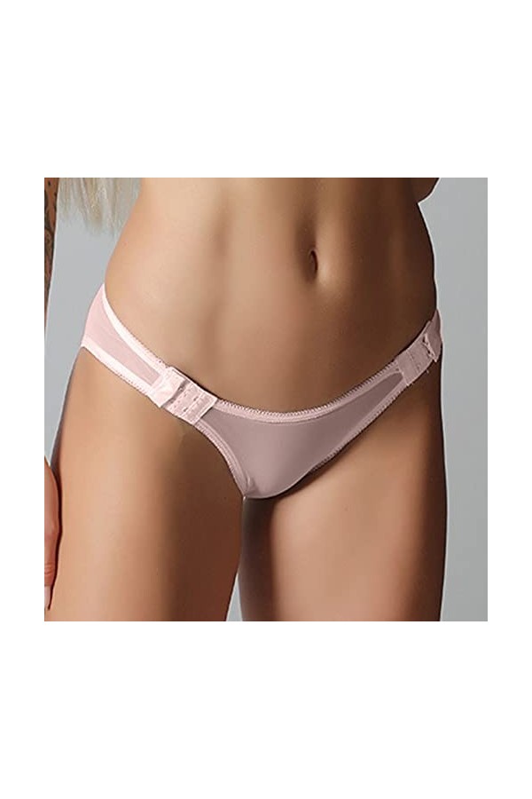 Générique Culottes Sexy Femme Tanga Sexy Taille Basse Transparente Culotte sans Couture String Sexy Chic Hot Sexy Teddy Tanga