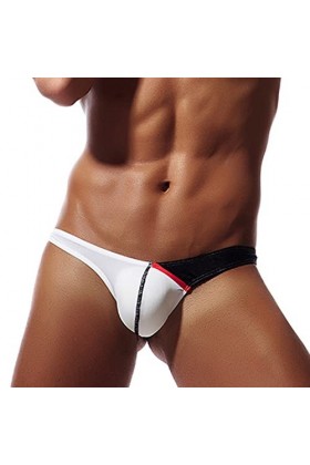 Lingerie Femme Sexy Ensemble Homme Sexy Hot y.2k pour Hommes 1 Paquet Bas Taille Couleur Underpant Bloc Respirable Sexy élast