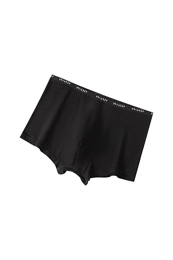CUTeFiorino Sous-vêtements pour homme en coton doux et confortable, Noir , XXXL