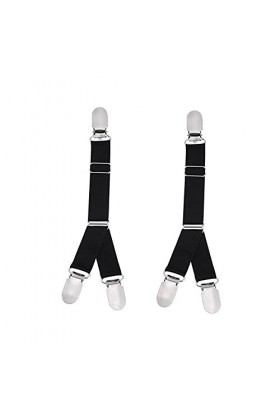 1 Paire réglable élastique Y-Style Bas Clip Porte-Jarretelles Porte-Jarretelles Ceinture Chemise Chaussette Reste Titulaire a