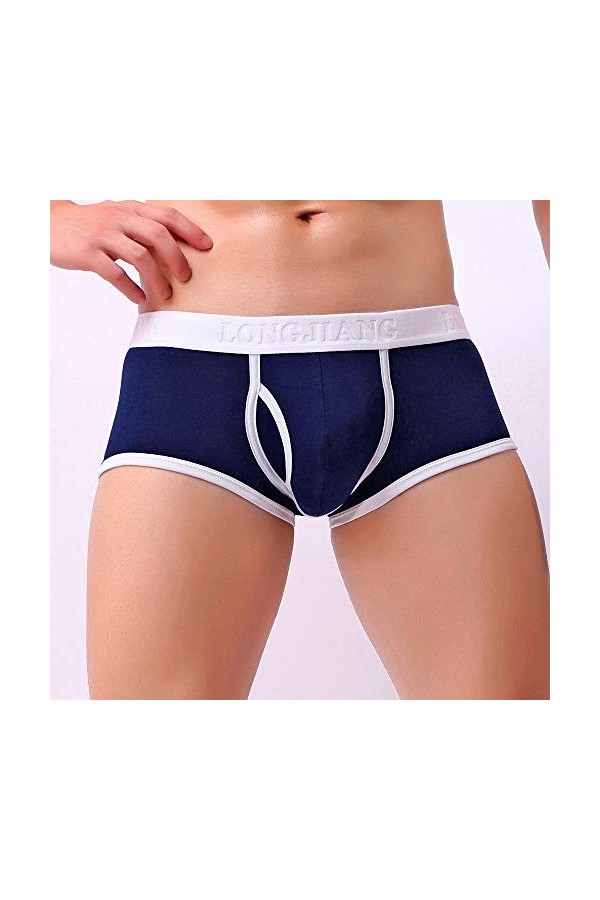 Underwear Homme Sexy MatièRe Ultra-Confortable String Homme Drole éLastique Personnalité Culottes Classique Slip Homme Sexy M