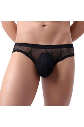Lingerie Femme Sexy Ensemble Homme Sexy Hot y27k Hommes sous-vêtements Sexy Thong Slips Dentelles Culottes A Lingerie Black,