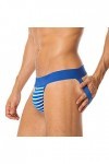 Lingerie Homme Sexy Hot Underwears Cotton Bulge PouchIndoor Male Chemises De Nuit en Flanelle pour Hommes Longues Blue, M 