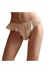 Ncenglings Débardeur Jack de Bain Culotte de Plage à Volants pour Femmes Body Sexy Transparente Rose Gold, One Size 