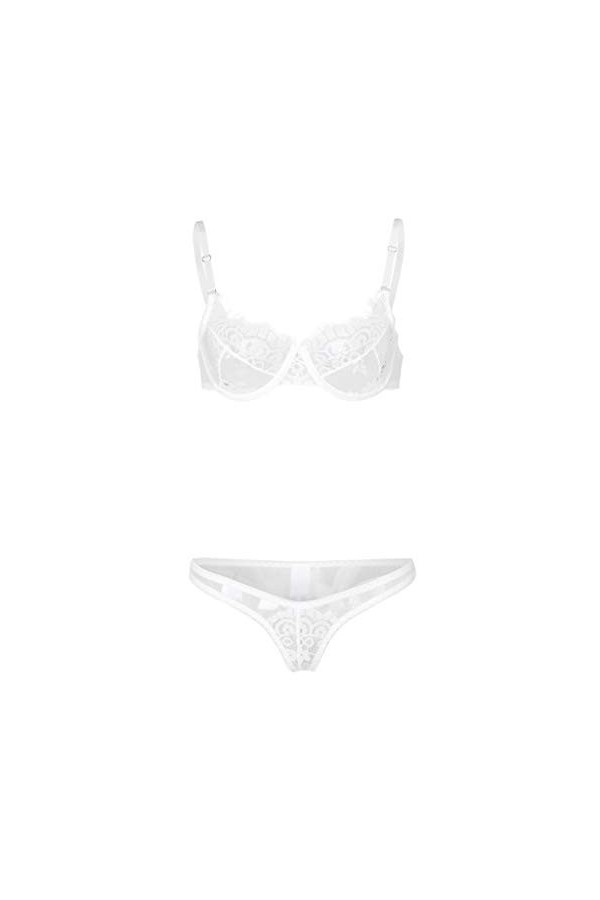 Lingerie Femme Sexy Ensemble Homme Sexy Hot y21k Point Sexy avec des sous-vêtements en Acier en Dentelle Lingerie Trois Vêtem