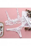 Lingerie Femme Sexy Ensemble Homme Sexy Hot y21k Point Sexy avec des sous-vêtements en Acier en Dentelle Lingerie Trois Vêtem