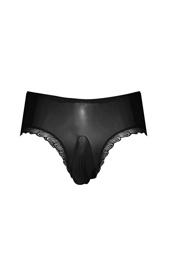 Générique Lingerie Homme Sexy Hot sous-vêtements Sexy sans Couture pour Hommes en été Ultra Thin Ice Silky Sexy Egg Underwear