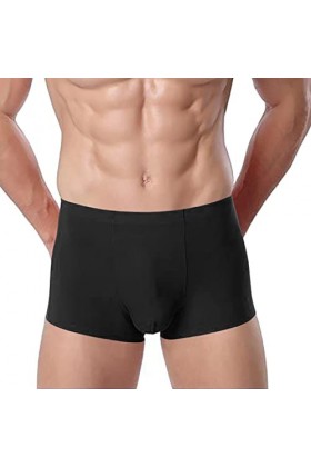 FGUUTYM Sous-vêtements thermiques pour homme en coton doux et confortable, Noir , XXL