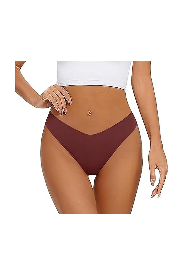 Pianshanzi Strings & Tangas pour femme - Tanga sexy érotique avec élastique ouvert - Culotte ouverte - String - Sous-vêtement