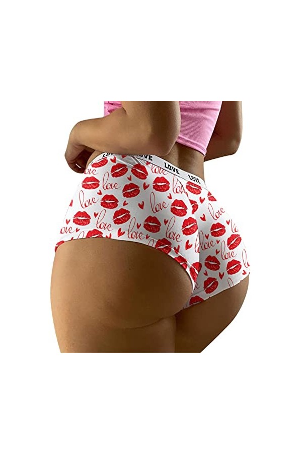 Lingerie Femme Sexy Ensemble Homme Sexy Hot y20k Print Pieces Femmes sous-Vêtements Taille Basse Tentation Lingerie 1 Culotte