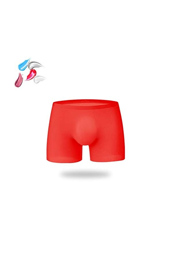 Ensemble de Lingerie Erothique Sexy Hot Dentelle Boxer Respirant 3D Glace sans Soulier sous-vêtements Culottes en Soie pour H