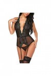 Ensemble Lingerie Feminine Sexy Poupée Sexy Transparente pour Femmes Noires Aiyihu sous-vêtements complets Nuisette Femme Noe