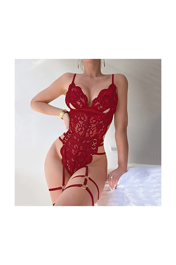 Lingerie Sexy Femme Coquine Hot Ouverte Sensuelle Harnais Robe Sexy Grande Taille sous Vêtements Sexy Hot Night Wear Harness 