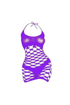 Harnais Lingerie Sexy Femmes Sexy Taille Unique Sangle Suspendue Couleur Unie évider Ultra Courte Robe serrée enveloppé Hanch