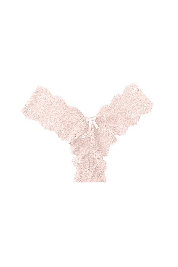 PANPANY Culottes pour Femme sous Vetements Multicolore Culotte Sexy String Femme Dentelle Soutien-Gorge Taille Basse Tanga Co