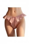 Ncenglings Débardeur Jack de Bain Culotte de Plage à Volants pour Femmes Body Sexy Transparente Pink, One Size 