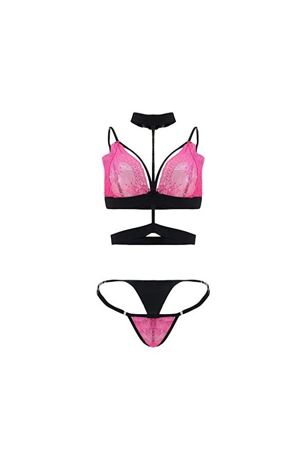 Lingerie Femme Sexy Ensemble Homme Sexy Hot y29k Set Mini Femmes Sexy G-String Dentelle Dentelle Slip Slip Lingerie Top sous 