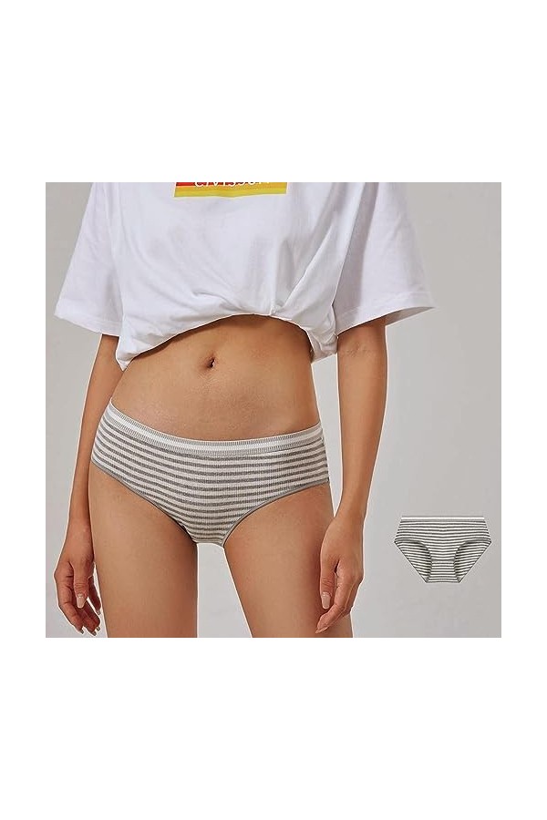 Pianshanzi Strings & Tangas pour femme Sous-vêtements avec jambes Culottes pour femme Sous-vêtements Pantys Femme Coton Sans 