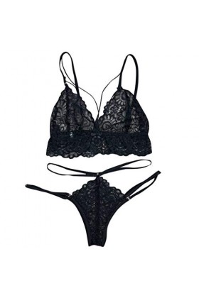 Lingerie Femme Sexy Ensemble Homme Sexy Hot y29k Mode Femmes Dentelle Sexy Lingerie Bretelles Soutien-Gorge Et Culotte Bandag