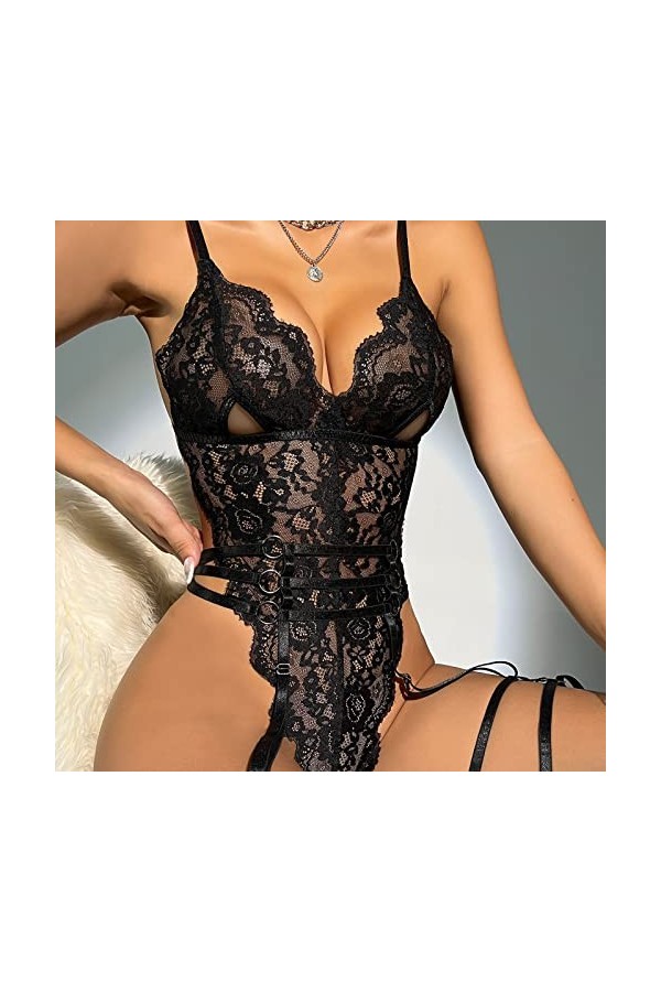 Lingerie Sexy Femme Coquine Hot Ouverte Sensuelle Harnais Robe Sexy Grande Taille sous Vêtements Sexy Hot Night Wear Harness 