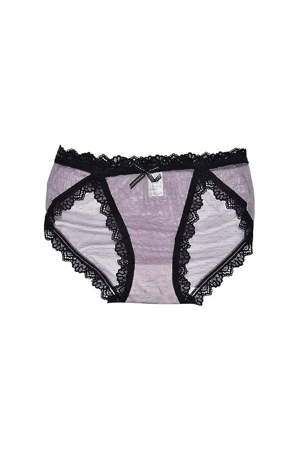 Lingerie Dentelle Homme Sexy Dentelle Sexy pour Dames Culotte Triangle Entrejambe en Coton Respirant Lingerie Longue Sexy Pu