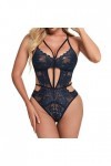 Ensemble Lingerie Feminine Sexy Slutty Hot Harnais Robe Sexy Col en V Profond Erothique Ensemble Sexy Hot Clubwear Push Up Nu