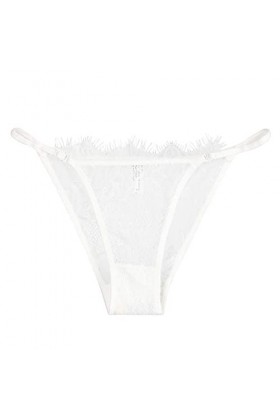 Culotte Femme Tanga String en Coton Slips Shorty Culotte en Dentelle pour Femme réglable à Fines Bretelles Transparent Sexy C