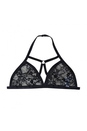 Femme Soutien Gorge de Sport Run Max Soutien-Gorge en Dentelle pour Femme avec Dos croisé en Dentelle Menstruelle sans Coutur