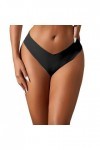 Pianshanzi Strings & Tangas pour femme String sexy érotique avec élastique sans coutures Sous-vêtements V doux pour femme Eff