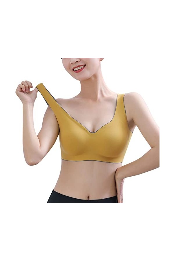 Lingerie Femme Sexy Ensemble Homme Sexy Hot y.2k Dames sans Couture beauté Dos sous-vêtements sans Anneau en Acier Soutien-Go