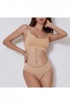 Ensemble de Lingerie Féminine Sexy Soutien-Gorge et Ensemble de 2 pièces pour Femmes avec col en U et Soutien-Gorge Taille Ha