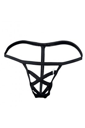 Tenue Sexy Coquine Hot Grande Taille G-Strings Micro Sexy Mens Slow Bikini Waist Briefs Glace Soie Culotte Masculine Ensemble