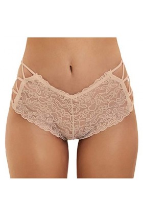 Générique Taille Haute Dentelle sous-vêtements Plus Culottes pour Femmes Sexy Thong Dentelle Taille Sexy Body String pour Be