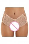 Générique Taille Haute Dentelle sous-vêtements Plus Culottes pour Femmes Sexy Thong Dentelle Taille Sexy Body String pour Be