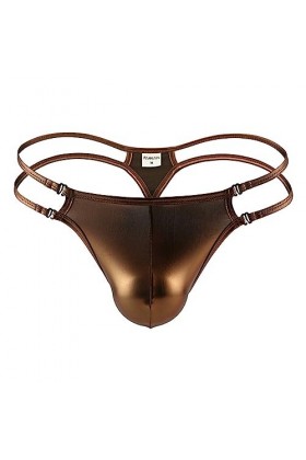 PANGHUBO Sexy String Briefs T-Back Pouch sous-Vêtements Culotte Pantalon Hommes G-String Sexy Lingerie Sexy Hot Chaude A1-Co