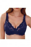 HANXIULIN Soutien-gorge push-up pour femme - Fermeture avant - Sans coutures - Soutien-gorge push-up - Soutien-gorge push-up 