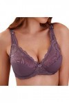 HANXIULIN Soutien-gorge en coton sans armatures doux à lavant - Maintien solide sans armatures - Soutien-gorge sans armature